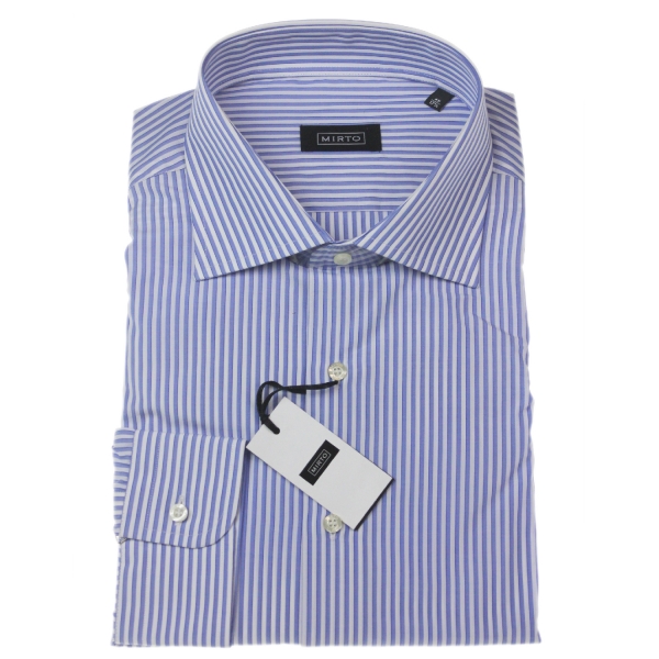 CAMISA MIRTO RAYAS CELEST