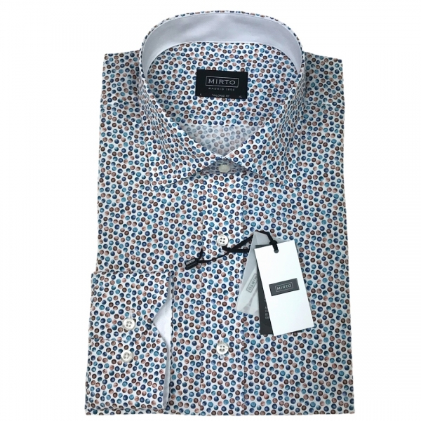 Camisa Mirto Estampados Camel