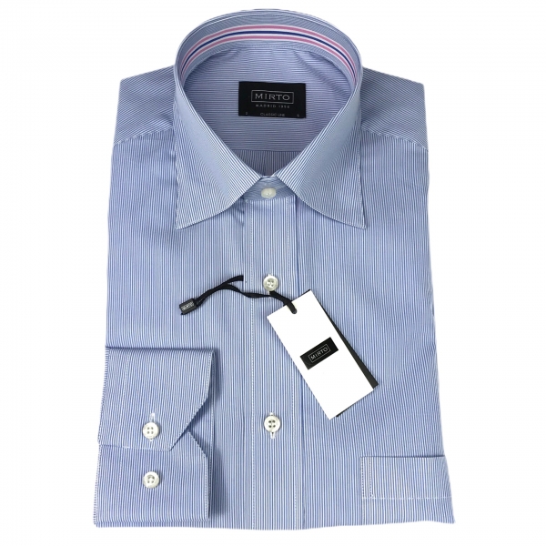 Camisa Mirto Rayas Azul