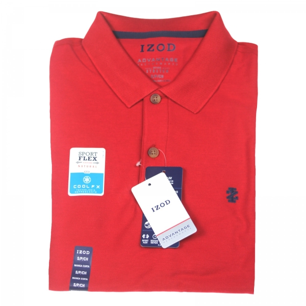 POLO IZOD ROJO LISA