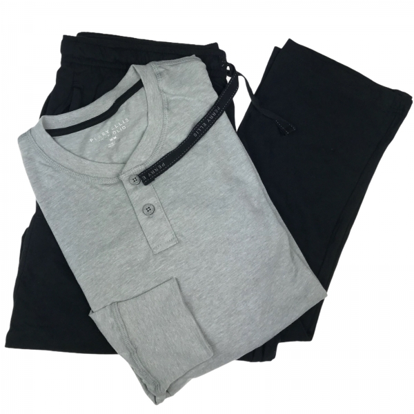 Pijama ML Negro y Gris