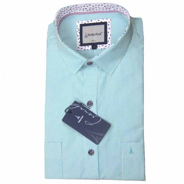 CAMISA MANGA CORTA VERDE MEDIO