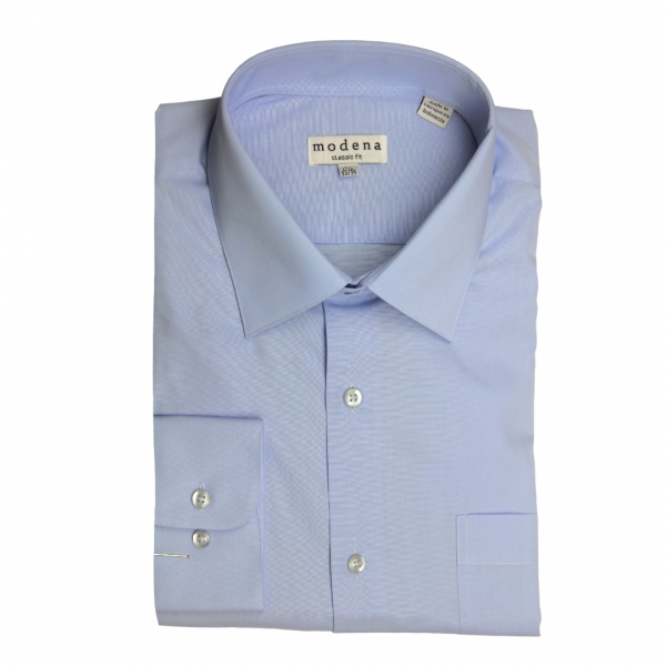 CAMISA MANGA LARGA CELESTE