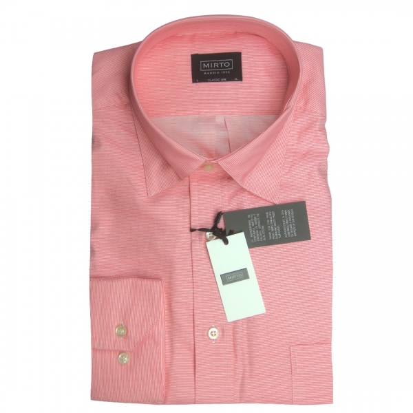 CAMISA MIRTO RAYAS FUCSIA