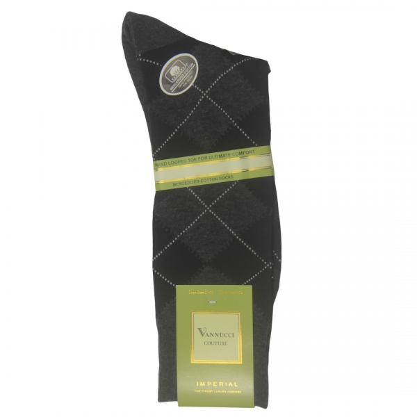 MEDIAS VANU ROMBOS GRIS